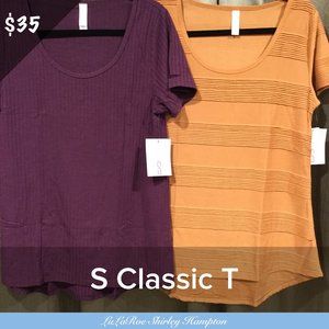 Set of 2 Small Lularoe Classic T